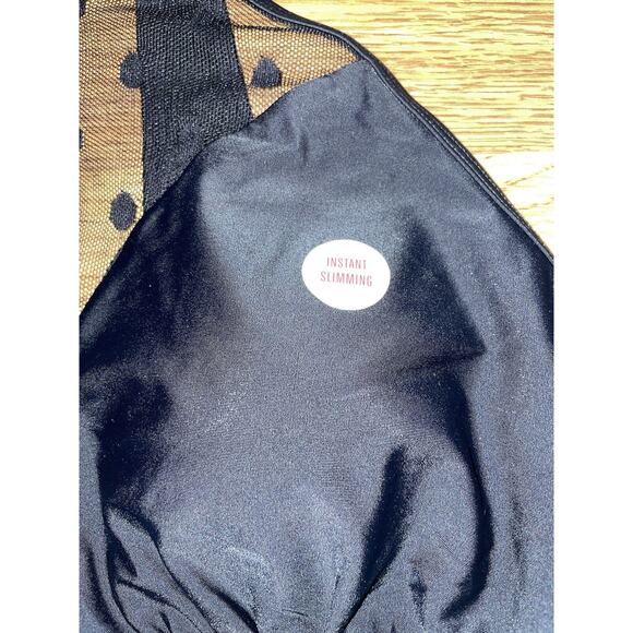 SO Juniors Plus Size 1x Black Halter Mesh One Piece Bathing Suit Swim Wear NWT - Picture 8 of 16